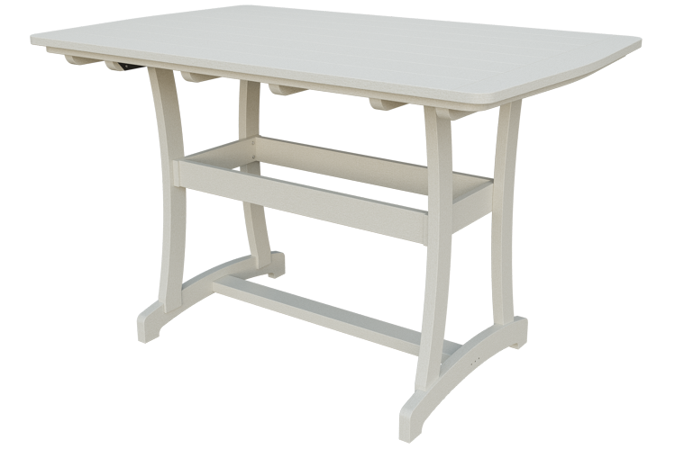 Patiova Recycled Plastic 4'x6' Adirondack Bar Table (BAR HEIGHT) 40" HIGH - LEAD TIME TO SHIP 6 WEEKS OR LESS