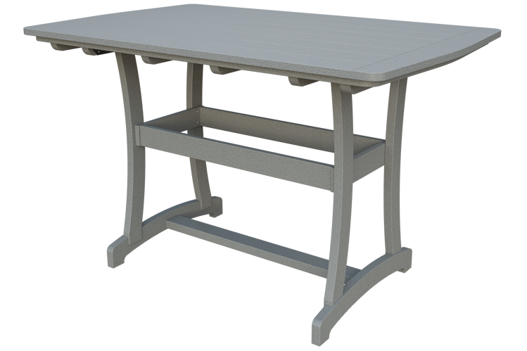 Patiova Recycled Plastic 4'x6' Adirondack Bar Table (BAR HEIGHT) 40" HIGH - LEAD TIME TO SHIP 6 WEEKS OR LESS