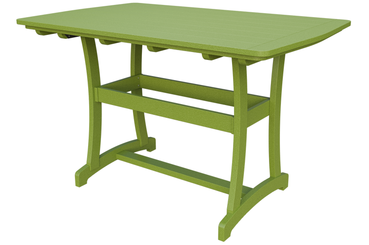 Patiova Recycled Plastic 4'x6' Adirondack Bar Table (BAR HEIGHT) 40" HIGH - LEAD TIME TO SHIP 6 WEEKS OR LESS