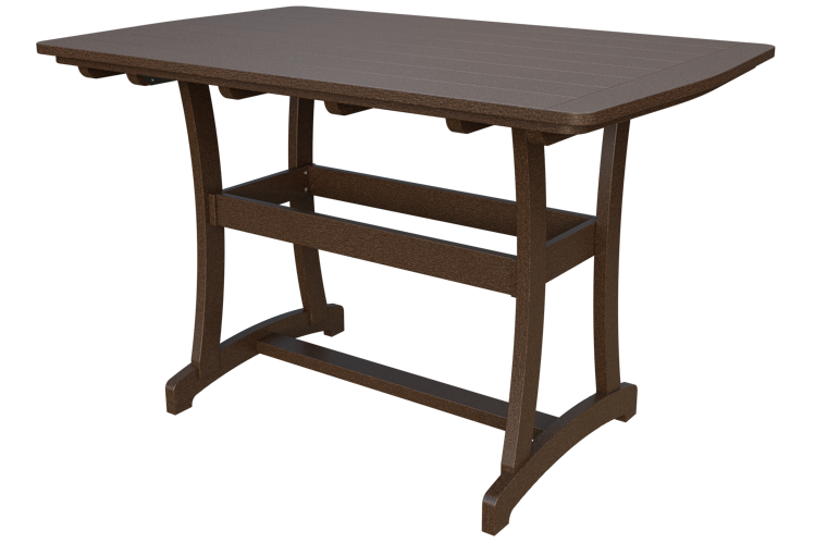 Patiova Recycled Plastic 4'x6' Adirondack Bar Table (BAR HEIGHT) 40" HIGH - LEAD TIME TO SHIP 6 WEEKS OR LESS