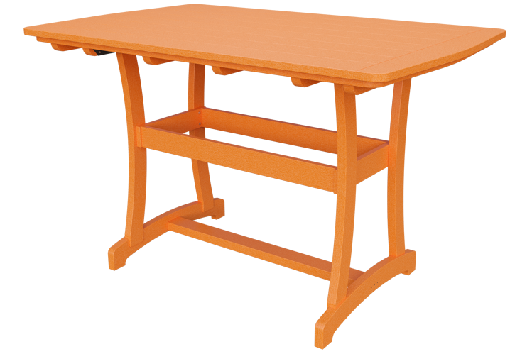 Patiova Recycled Plastic 4'x6' Adirondack Bar Table (BAR HEIGHT) 40" HIGH - LEAD TIME TO SHIP 6 WEEKS OR LESS