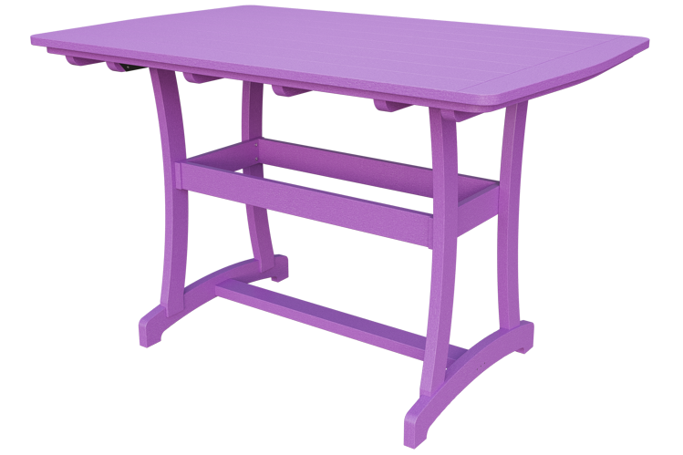 Patiova Recycled Plastic 4'x6' Adirondack Bar Table (BAR HEIGHT) 40" HIGH - LEAD TIME TO SHIP 6 WEEKS OR LESS