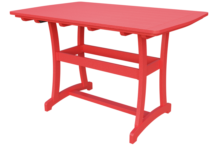 Patiova Recycled Plastic 4'x6' Adirondack Bar Table (BAR HEIGHT) 40" HIGH - LEAD TIME TO SHIP 6 WEEKS OR LESS