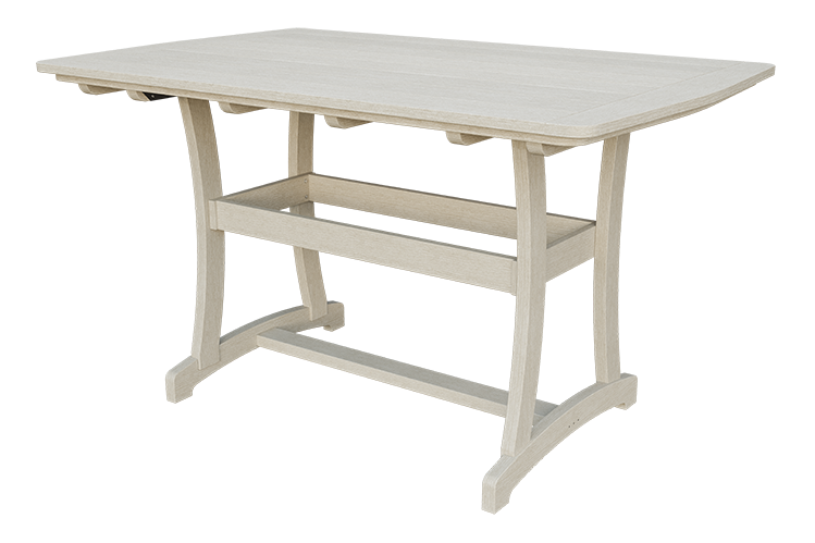 Patiova Recycled Plastic 4'x6' Adirondack Bar Table (BAR HEIGHT) 40" HIGH - LEAD TIME TO SHIP 6 WEEKS OR LESS