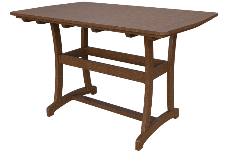 Patiova Recycled Plastic 4'x6' Adirondack Bar Table (BAR HEIGHT) 40" HIGH - LEAD TIME TO SHIP 6 WEEKS OR LESS