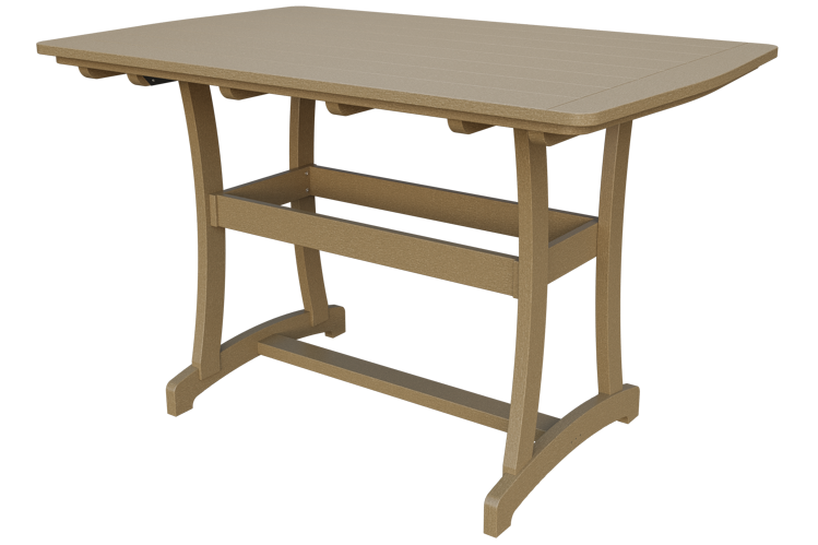 Patiova Recycled Plastic 4'x6' Adirondack Bar Table (BAR HEIGHT) 40" HIGH - LEAD TIME TO SHIP 6 WEEKS OR LESS