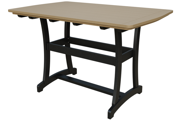 Patiova Recycled Plastic 4'x6' Adirondack Bar Table (BAR HEIGHT) 40" HIGH - LEAD TIME TO SHIP 6 WEEKS OR LESS