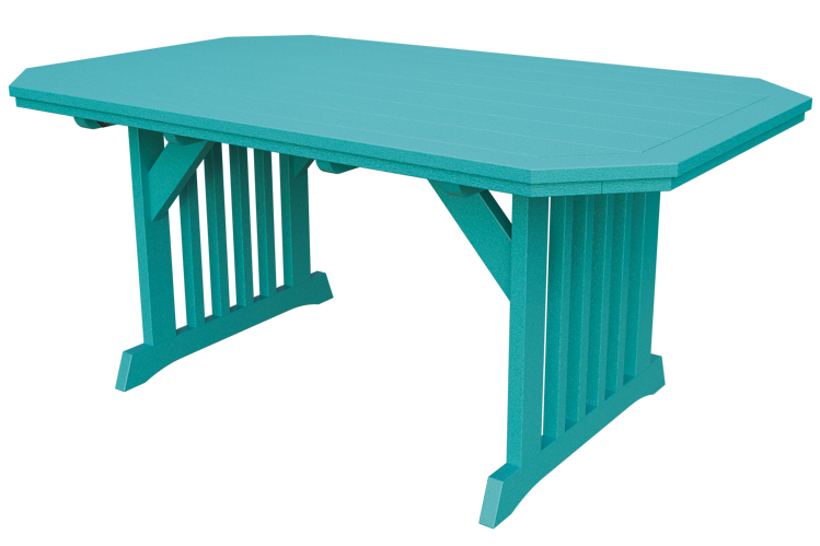 Patiova Recycled Plastic 4'x6' English Garden Dining Table - LEAD TIME TO SHIP 6 WEEKS OR LESS