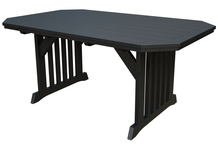 Patiova Recycled Plastic 4'x6' English Garden Dining Table - LEAD TIME TO SHIP 6 WEEKS OR LESS