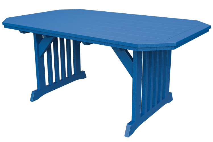 Patiova Recycled Plastic 4'x6' English Garden Dining Table - LEAD TIME TO SHIP 6 WEEKS OR LESS