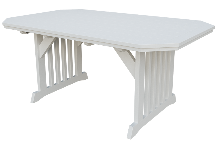 Patiova Recycled Plastic 4'x6' English Garden Dining Table - LEAD TIME TO SHIP 6 WEEKS OR LESS