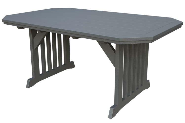 Patiova Recycled Plastic 4'x6' English Garden Dining Table - LEAD TIME TO SHIP 6 WEEKS OR LESS