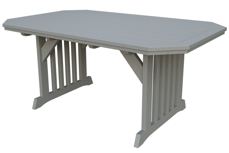 Patiova Recycled Plastic 4'x6' English Garden Dining Table - LEAD TIME TO SHIP 6 WEEKS OR LESS