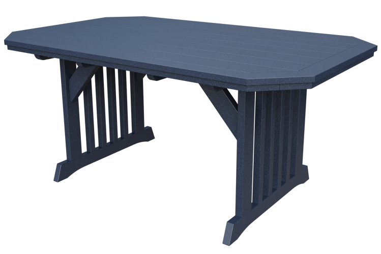 Patiova Recycled Plastic 4'x6' English Garden Dining Table - LEAD TIME TO SHIP 6 WEEKS OR LESS