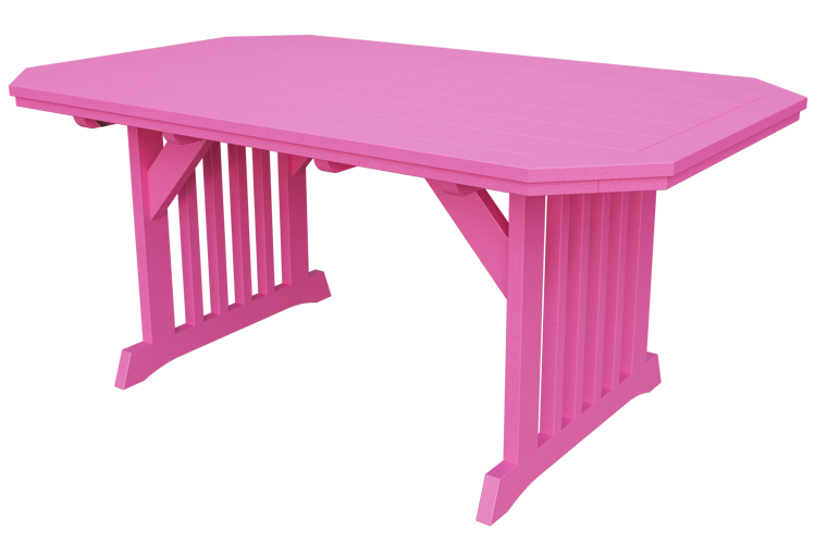 Patiova Recycled Plastic 4'x6' English Garden Dining Table - LEAD TIME TO SHIP 6 WEEKS OR LESS