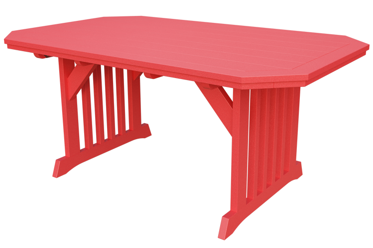 Patiova Recycled Plastic 4'x6' English Garden Dining Table - LEAD TIME TO SHIP 6 WEEKS OR LESS