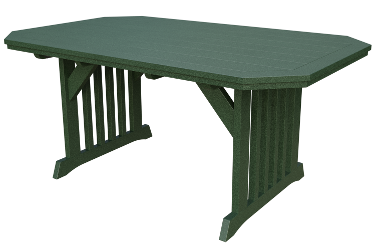 Patiova Recycled Plastic 4'x6' English Garden Dining Table - LEAD TIME TO SHIP 6 WEEKS OR LESS