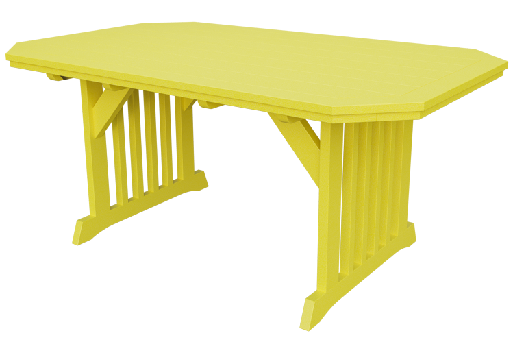 Patiova Recycled Plastic 4'x6' English Garden Dining Table - LEAD TIME TO SHIP 6 WEEKS OR LESS