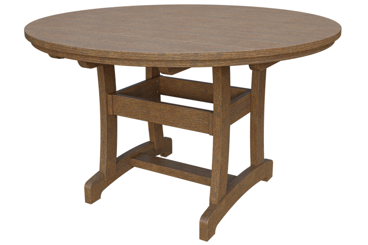 Patiova Recycled Plastic 54" Round Adirondack Dining Table (DINING HEIGHT) 30" HIGH - LEAD TIME TO SHIP 6 WEEKS OR LESS