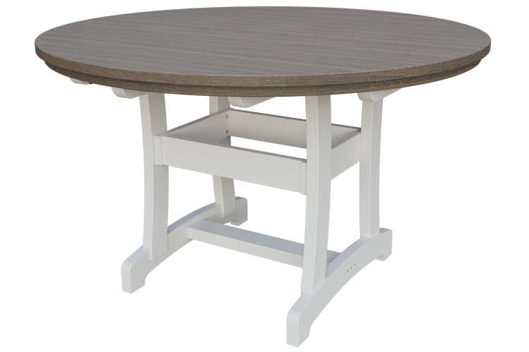 Patiova Recycled Plastic 54" Round Adirondack Dining Table (DINING HEIGHT) 30" HIGH - LEAD TIME TO SHIP 6 WEEKS OR LESS