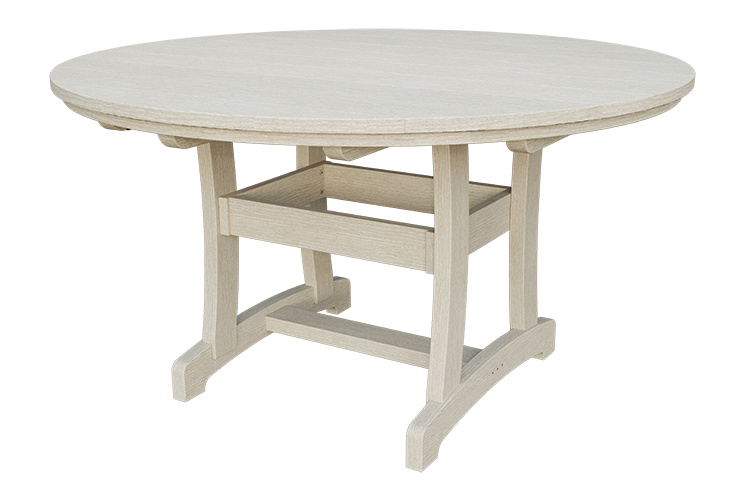 Patiova Recycled Plastic 54" Round Adirondack Dining Table (DINING HEIGHT) 30" HIGH - LEAD TIME TO SHIP 6 WEEKS OR LESS