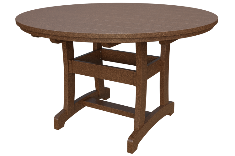 Patiova Recycled Plastic 54" Round Adirondack Dining Table (DINING HEIGHT) 30" HIGH - LEAD TIME TO SHIP 6 WEEKS OR LESS