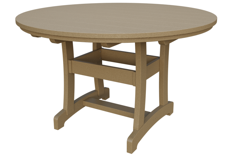 Patiova Recycled Plastic 54" Round Adirondack Dining Table (DINING HEIGHT) 30" HIGH - LEAD TIME TO SHIP 6 WEEKS OR LESS