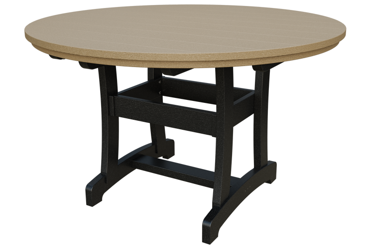 Patiova Recycled Plastic 54" Round Adirondack Dining Table (DINING HEIGHT) 30" HIGH - LEAD TIME TO SHIP 6 WEEKS OR LESS