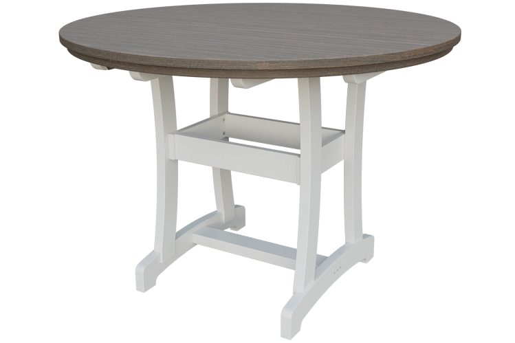 Patiova Recycled Plastic 54" Round Adirondack Table (COUNTER HEIGHT) 35" HIGH - LEAD TIME TO SHIP 6 WEEKS OR LESS