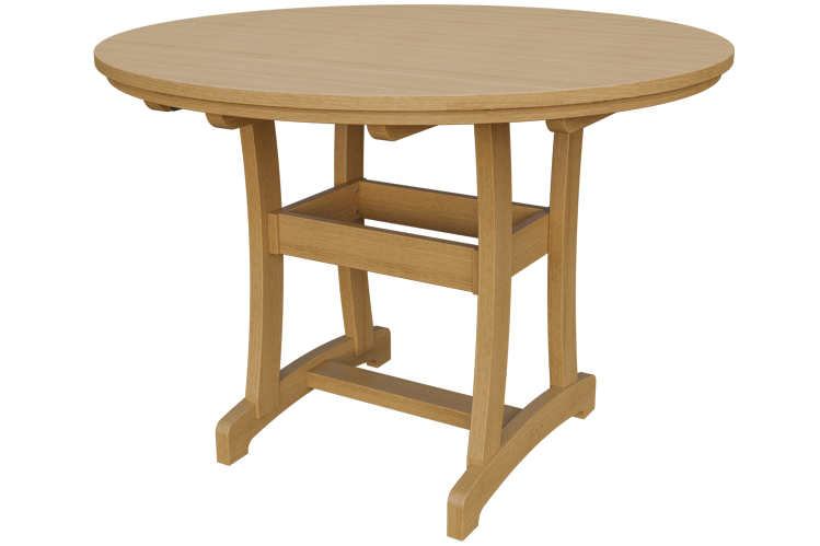 Patiova Recycled Plastic 54" Round Adirondack Table (COUNTER HEIGHT) 35" HIGH - LEAD TIME TO SHIP 6 WEEKS OR LESS