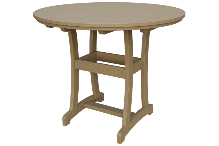 Patiova Recycled Plastic 54" Round Adirondack Bar Table (BAR HEIGHT) 40" HIGH - LEAD TIME TO SHIP 6 WEEKS OR LESS