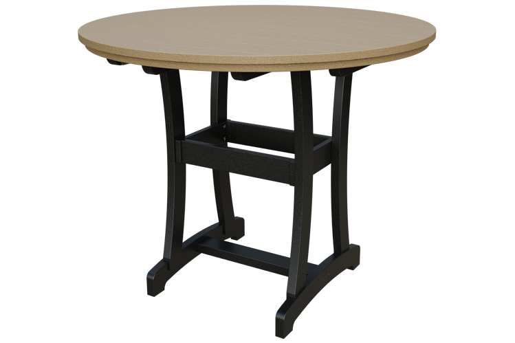 Patiova Recycled Plastic 54" Round Adirondack Bar Table (BAR HEIGHT) 40" HIGH - LEAD TIME TO SHIP 6 WEEKS OR LESS