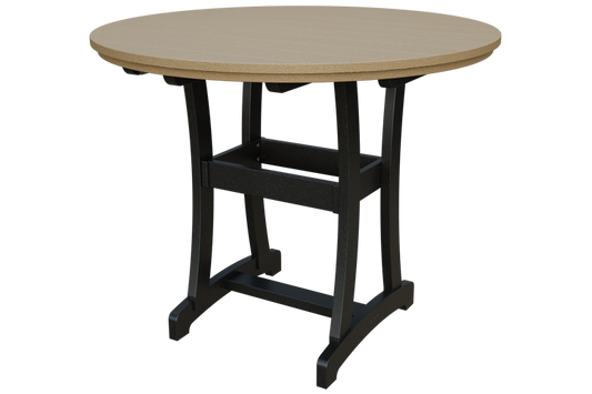 Patiova Recycled Plastic 54" Round Adirondack Bar Table (BAR HEIGHT) 40" HIGH - LEAD TIME TO SHIP 6 WEEKS OR LESS