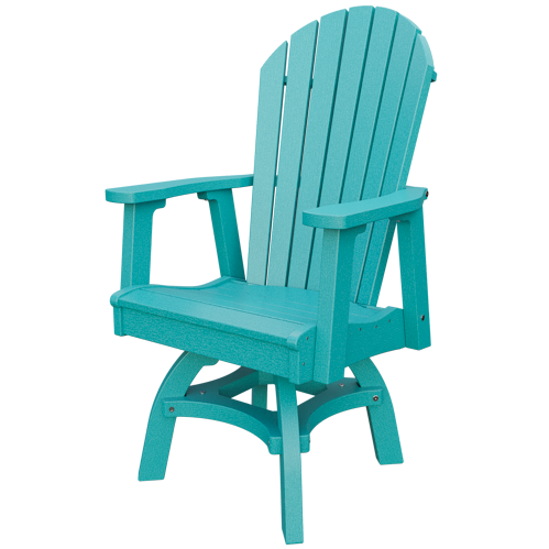 Patiova Recycled Plastic Adirondack Swivel Chair (Dining Height) - LEAD TIME TO SHIP 4 WEEKS