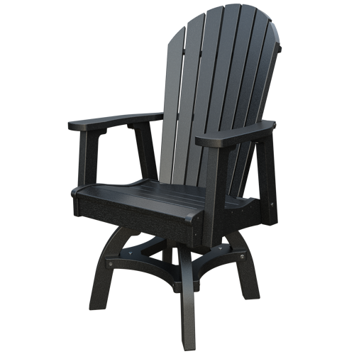 Patiova Recycled Plastic Adirondack Swivel Chair (Dining Height) - LEAD TIME TO SHIP 4 WEEKS