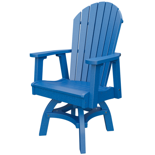 Patiova Recycled Plastic Adirondack Swivel Chair (Dining Height) - LEAD TIME TO SHIP 4 WEEKS