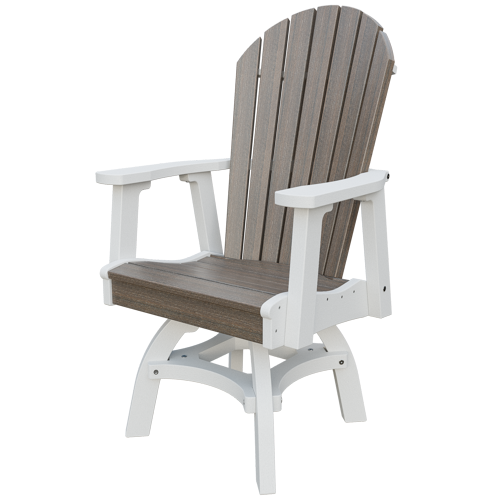 Patiova Recycled Plastic Adirondack Swivel Chair (Dining Height) - LEAD TIME TO SHIP 4 WEEKS