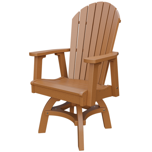 Patiova Recycled Plastic Adirondack Swivel Chair (Dining Height) - LEAD TIME TO SHIP 4 WEEKS