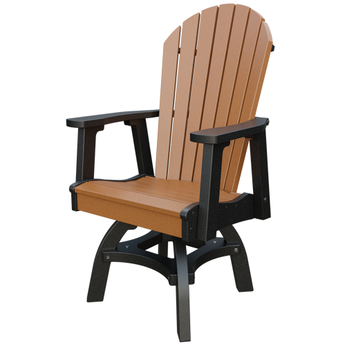 Patiova Recycled Plastic Adirondack Swivel Chair (Dining Height) - LEAD TIME TO SHIP 4 WEEKS