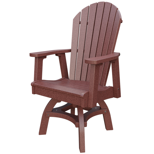 Patiova Recycled Plastic Adirondack Swivel Chair (Dining Height) - LEAD TIME TO SHIP 4 WEEKS