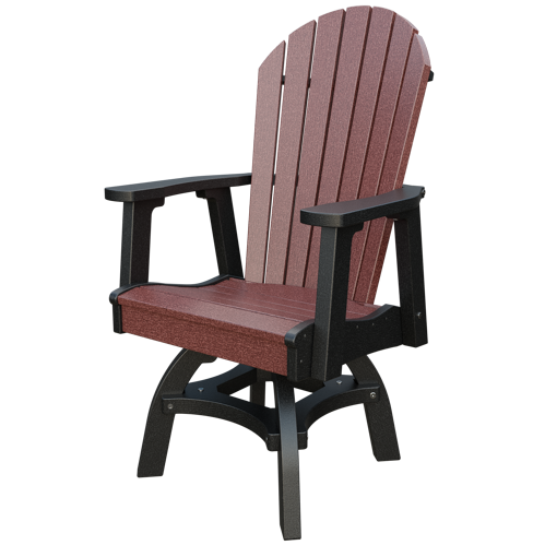 Patiova Recycled Plastic Adirondack Swivel Chair (Dining Height) - LEAD TIME TO SHIP 4 WEEKS