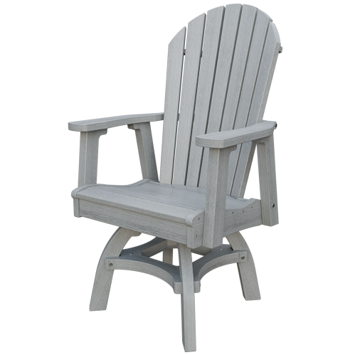 Patiova Recycled Plastic Adirondack Swivel Chair (Dining Height) - LEAD TIME TO SHIP 4 WEEKS