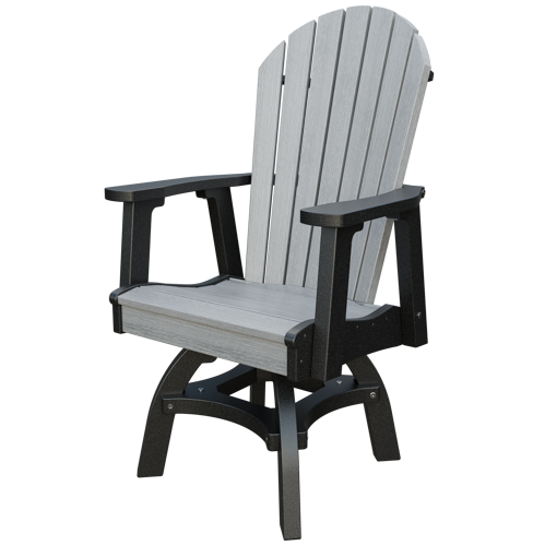 Patiova Recycled Plastic Adirondack Swivel Chair (Dining Height) - LEAD TIME TO SHIP 4 WEEKS