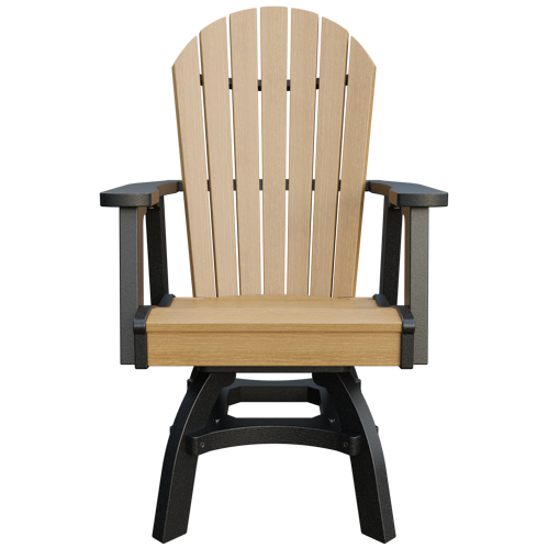 Patiova Recycled Plastic Adirondack Swivel Chair (Dining Height) - LEAD TIME TO SHIP 4 WEEKS