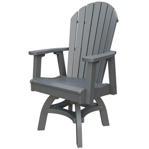 Patiova Recycled Plastic Adirondack Swivel Chair (Dining Height) - LEAD TIME TO SHIP 4 WEEKS