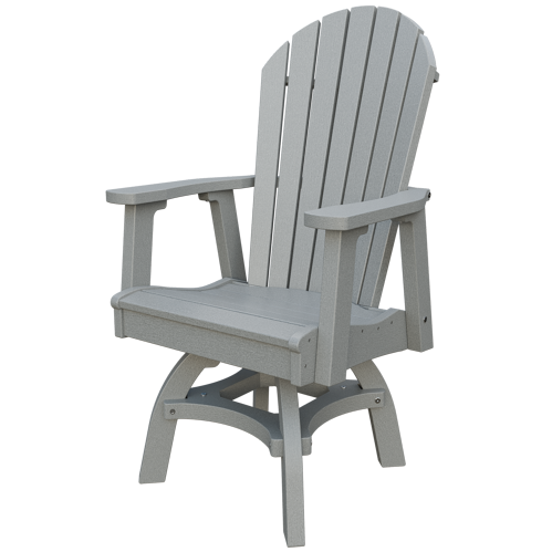 Patiova Recycled Plastic Adirondack Swivel Chair (Dining Height) - LEAD TIME TO SHIP 4 WEEKS