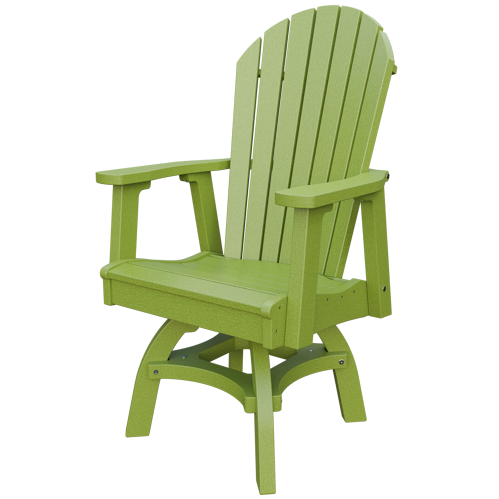 Patiova Recycled Plastic Adirondack Swivel Chair (Dining Height) - LEAD TIME TO SHIP 4 WEEKS