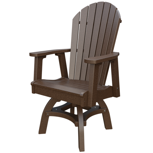 Patiova Recycled Plastic Adirondack Swivel Chair (Dining Height) - LEAD TIME TO SHIP 4 WEEKS