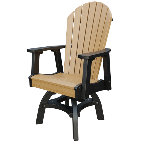 Patiova Recycled Plastic Adirondack Swivel Chair (Dining Height) - LEAD TIME TO SHIP 4 WEEKS