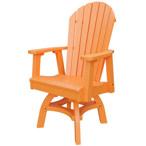 Patiova Recycled Plastic Adirondack Swivel Chair (Dining Height) - LEAD TIME TO SHIP 4 WEEKS